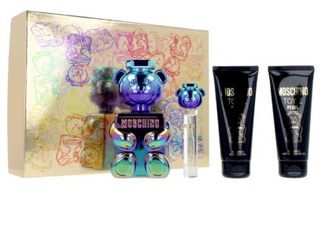 Estuche Moschino Toy 2 Pearl Hombre EDP 4Pz Perfume + Perfume Mini + Gel De Ducha + After Shave